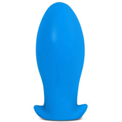 EggPlay Plug silicone Saurus Egg XL 16.5 x 7.3cm Bleu